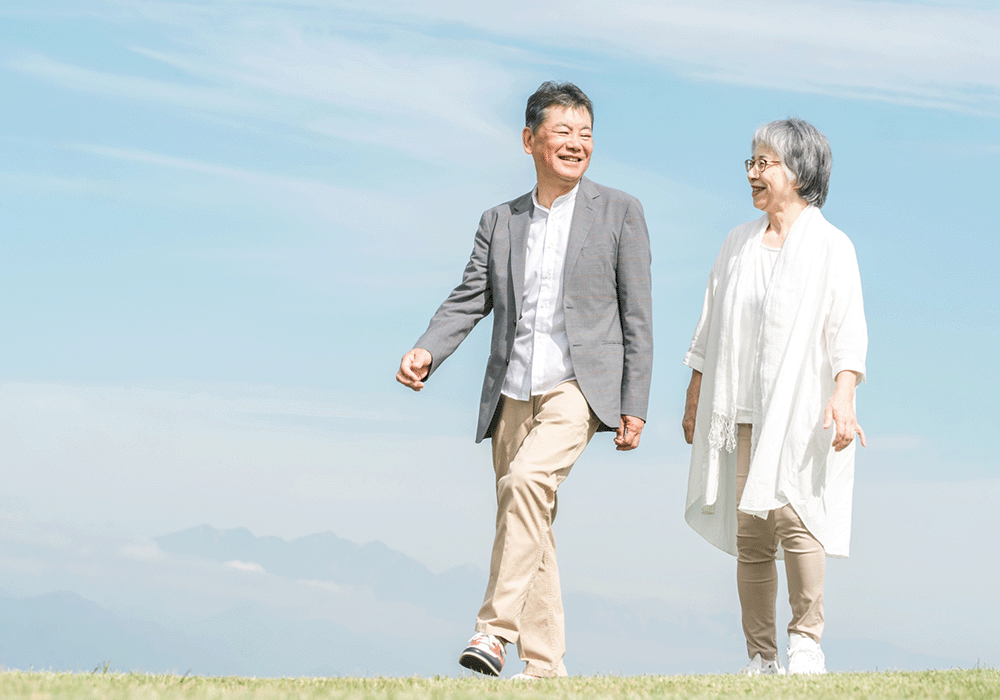 シニア散歩